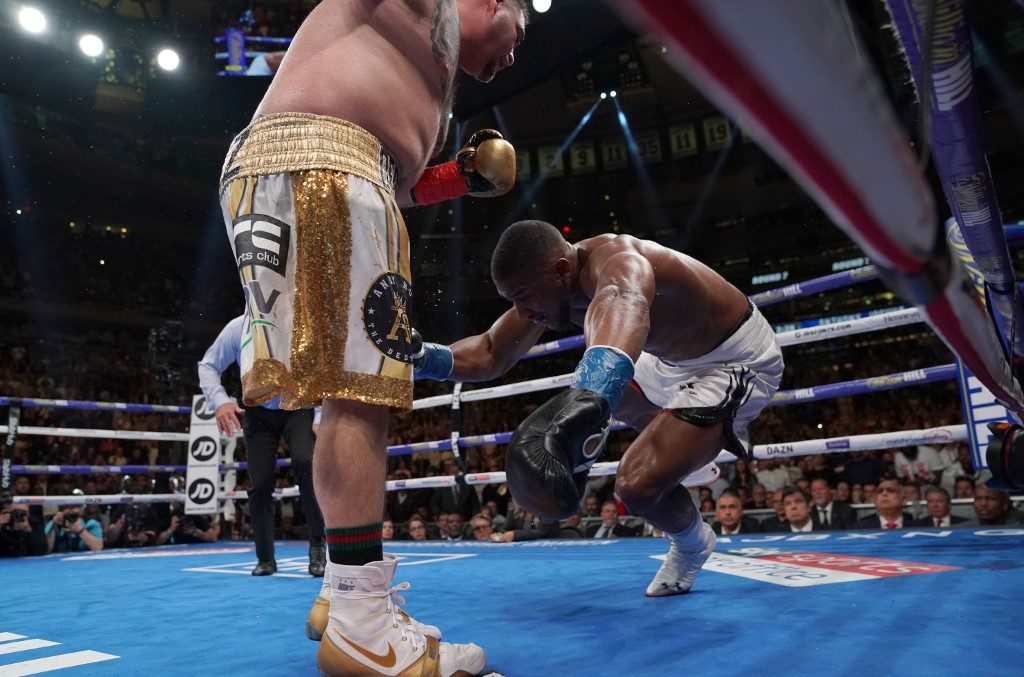 Anthony Joshua lost the belt title to Andy Ruiz